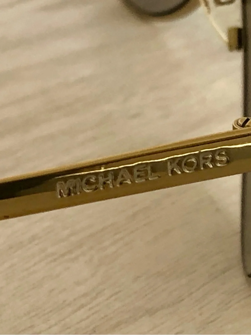 Michael Kors Chelsea Aviator Sunglasses Gold Green Mirror MK 5004
